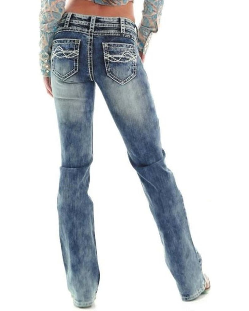 Skinny Jeans Women Petite Plus Size Trendy Stretch Jeans High Waisted Carpenter Jeans Butt Lifting Y2K Denim Jeans Blue $15.3...