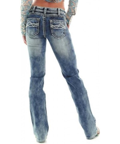 Skinny Jeans Women Petite Plus Size Trendy Stretch Jeans High Waisted Carpenter Jeans Butt Lifting Y2K Denim Jeans Blue $15.3...