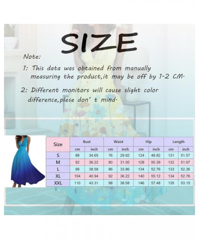 Women's Casual Loose Sundress Long Dress Sleeveless Tie Dye Split Maxi Dresses Summer Beach Dress with Pockets K0-red $9.21 D...