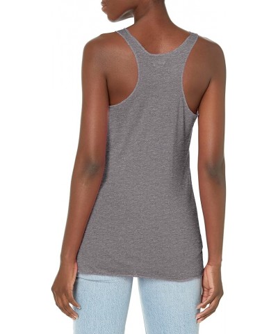 Women's Lilo Stitch Liner Tri-Blend Racerback Layering Tank Gray Heather $8.92 Tanks