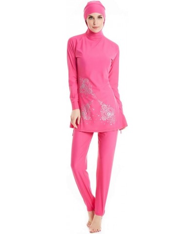 Women Muslim Swimwear Islamic Modest Swimsuit Full Body Beachwear Burkini Y3 $19.21 Swimsuits