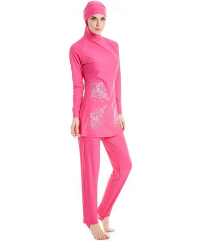 Women Muslim Swimwear Islamic Modest Swimsuit Full Body Beachwear Burkini Y3 $19.21 Swimsuits