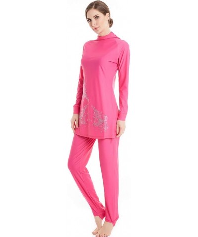 Women Muslim Swimwear Islamic Modest Swimsuit Full Body Beachwear Burkini Y3 $19.21 Swimsuits