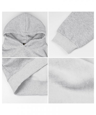 Womens Oversized Hoodies Pullover Fleece Long Sleeve Hooded Sweatshirts Casual Fall Winter Outfits Tops Light Grey $10.56 Hoo...