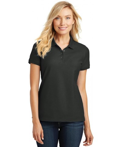 Ladies Core Classic Pique Polo. L100 Deep Black $9.38 Shirts