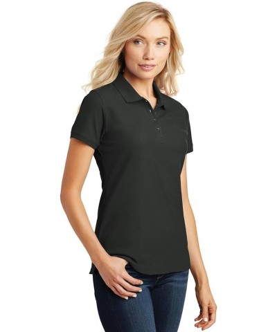 Ladies Core Classic Pique Polo. L100 Deep Black $9.38 Shirts