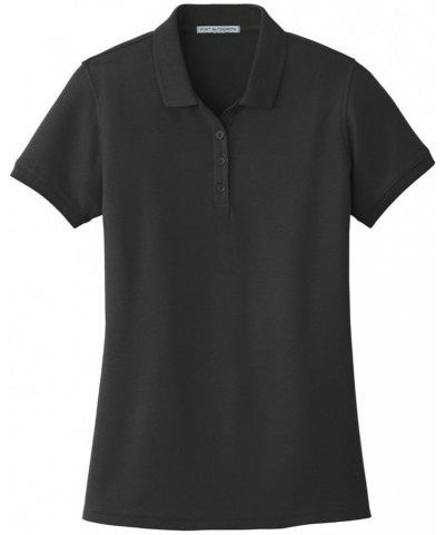 Ladies Core Classic Pique Polo. L100 Deep Black $9.38 Shirts