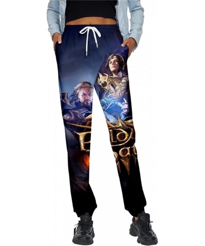 Unisex Baldurs Gate III 3D Trousers Astarion Cosplay Drawstring Joggers Sweatpants Color 04 $13.19 Activewear