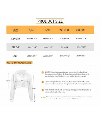 Drawstring Crop Top Hoodies Casual Long Sleeve Hooded Sweatshirt Women Vintage Mushroom Snail $11.89 Hoodies & Sweatshirts