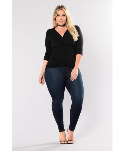 New Plus Size Jeans for Women High Waist Stretch Jeans Casual Denim Pencil Pants Fall Winter Clothing L-5XL 3X-Large 1 $21.71...