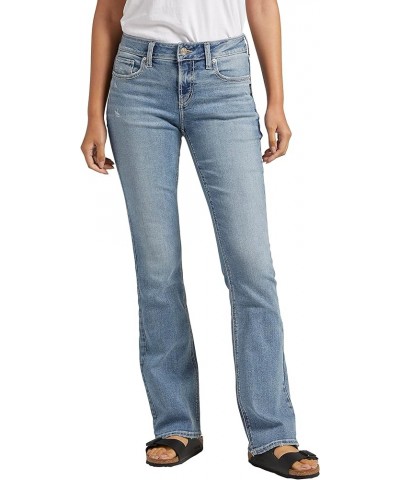 Women's Elyse Mid Rise Comfort Fit Slim Bootcut Jeans Med Wash Ecf291 $13.34 Jeans