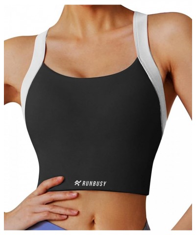 Studio Crisscross Medium-High Support Padded Sports Bra Black $9.90 Lingerie