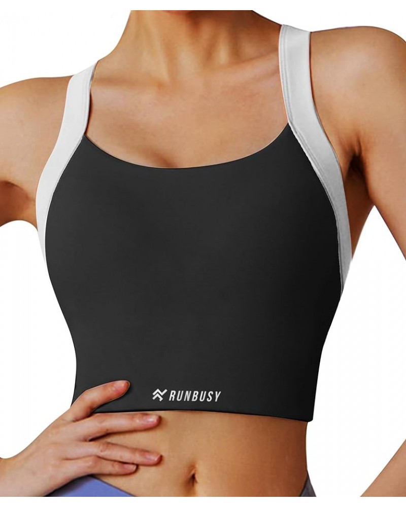 Studio Crisscross Medium-High Support Padded Sports Bra Black $9.90 Lingerie