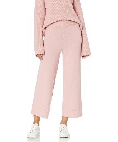 Women's Bernadette Pull-on Loose-fit Cropped Sweater Pant Zephyr Pink $23.85 Pants