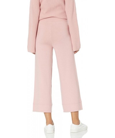 Women's Bernadette Pull-on Loose-fit Cropped Sweater Pant Zephyr Pink $23.85 Pants