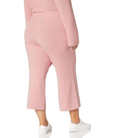 Women's Bernadette Pull-on Loose-fit Cropped Sweater Pant Zephyr Pink $23.85 Pants