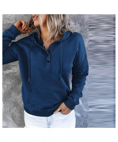 Hoodies for Women Hoodies Y2K Womens Oversized Hoodies Fleece Sweatshirts Long Sleeve Sweaters Pullover with Pocket 01-blue $...