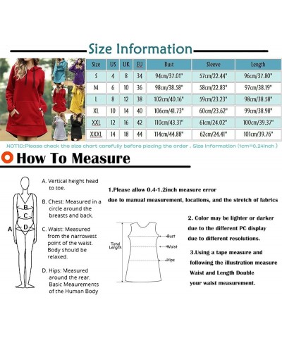 Cute Hooded Dress for Teen Girls Solid Color Drawstring Pocket Long Sleeve Fall Plus Size Sweatshirt Dress Red $8.98 Dresses