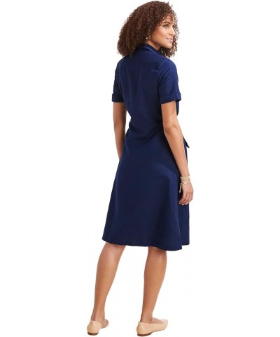 Women's Westerly Tie-Front Linen Dress Deep Bay $35.29 Dresses