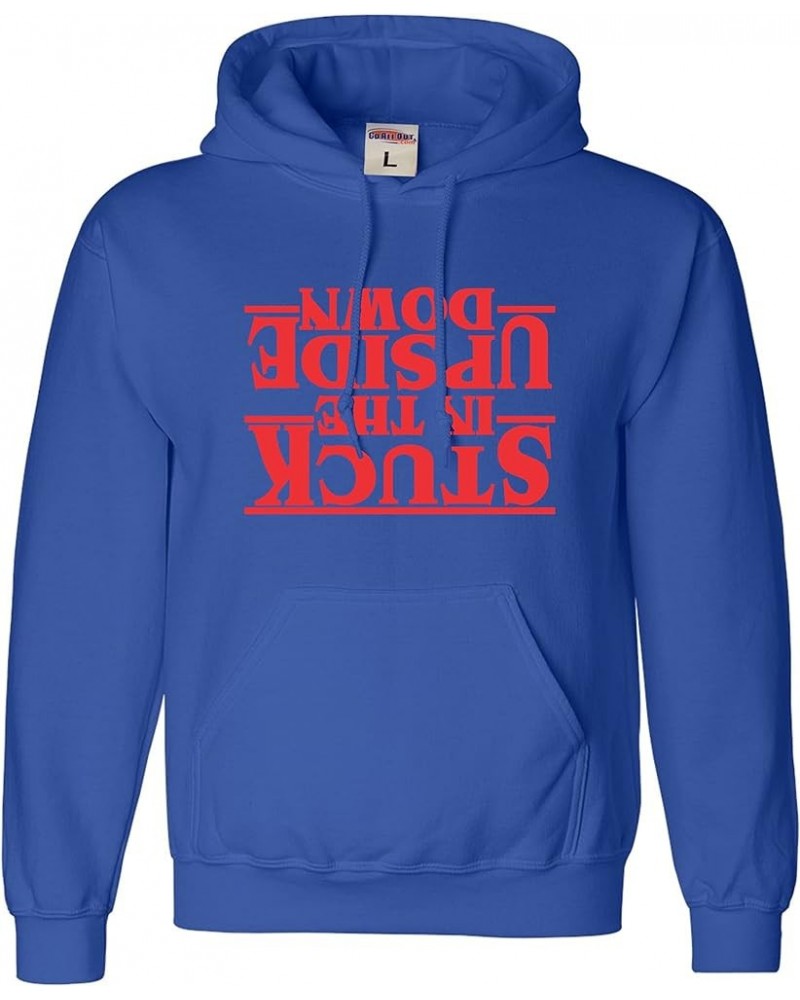 Stuck In The Upside Down Mens Women Youth Sweatshirt Hoodie Mens Royal $14.49 Hoodies & Sweatshirts