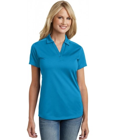 Ladies Diamond Jacquard Polo. L569 Blue Wake $10.81 Shirts