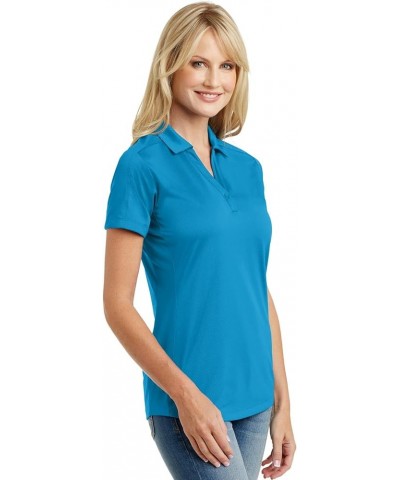 Ladies Diamond Jacquard Polo. L569 Blue Wake $10.81 Shirts