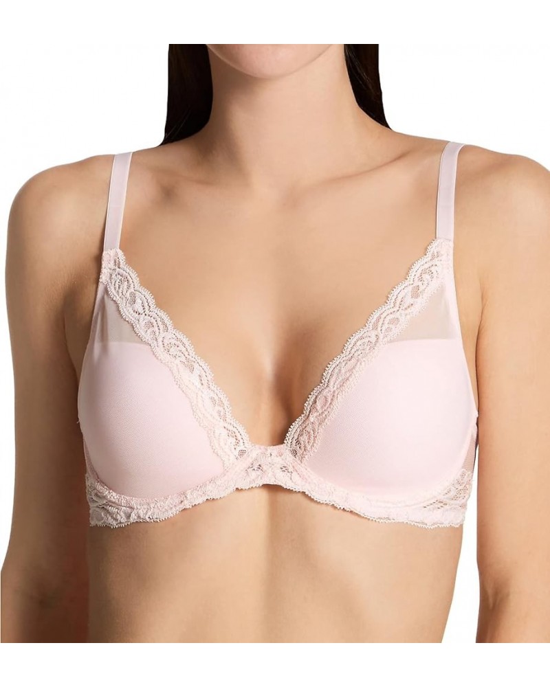 Feathers Contour Plunge Bra Sheer Pink $24.97 Lingerie