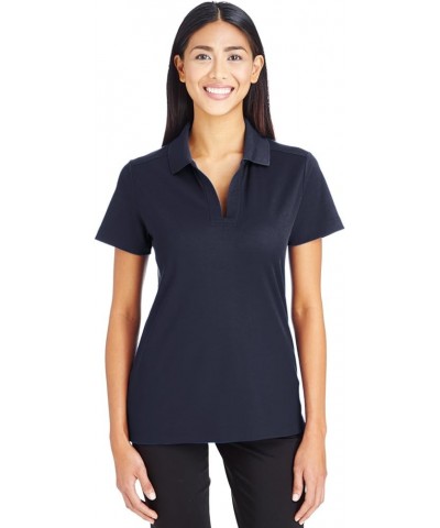 DG LDS HTHR PIMA SPT BLD POLO Navy $12.19 Shirts