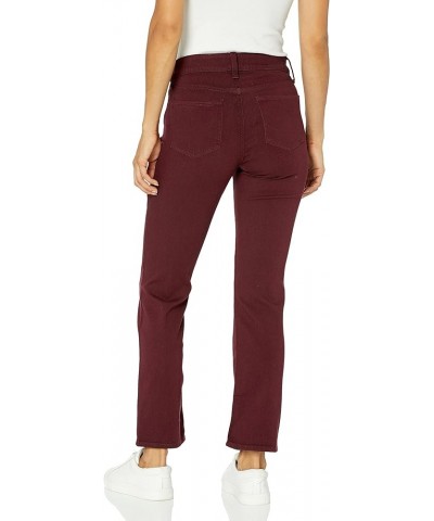 Women's Petite Size Marilyn Straight Leg Jeans in Luxury Touch Denim Deep Currant $38.50 Jeans