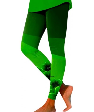 St. Patrick's Day Leggings for Women High Waist Shamrocks Yoga Pants Irish Green Workout Skinny Party Tights 4881-jdgyn-2-ag ...