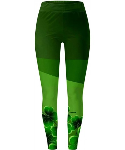 St. Patrick's Day Leggings for Women High Waist Shamrocks Yoga Pants Irish Green Workout Skinny Party Tights 4881-jdgyn-2-ag ...