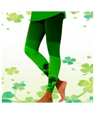 St. Patrick's Day Leggings for Women High Waist Shamrocks Yoga Pants Irish Green Workout Skinny Party Tights 4881-jdgyn-2-ag ...