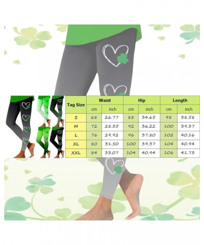 St. Patrick's Day Leggings for Women High Waist Shamrocks Yoga Pants Irish Green Workout Skinny Party Tights 4881-jdgyn-2-ag ...