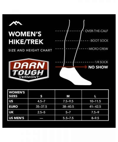 Darn Tough Women's Light Hiker No Show Lightweight Hiking Sock (Style 1986) - Cascade $9.82 Activewear