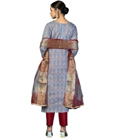 GJ Fashion Ready to Wear Indian Traditonal Designer Churidar Salwar Suit with Dupatta for Women Grey44. $30.52 Suits