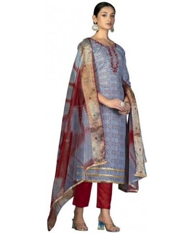 GJ Fashion Ready to Wear Indian Traditonal Designer Churidar Salwar Suit with Dupatta for Women Grey44. $30.52 Suits