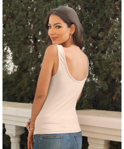 Womens Lace Patchwork Sexy Deep V Neck Knitted Vests Summer Camis Tank Tops Khaki $13.72 Tanks