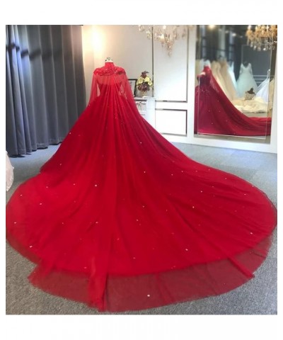 Women's Quinceanera Dress with Cape Lace Sequins Formal Ball Gowns Sweetheart Blush $64.80 Dresses