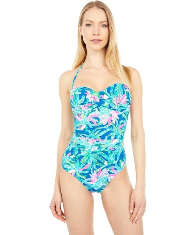 Flamenco One-Piece Macaw Blue Sweet Escape $35.30 Swimsuits