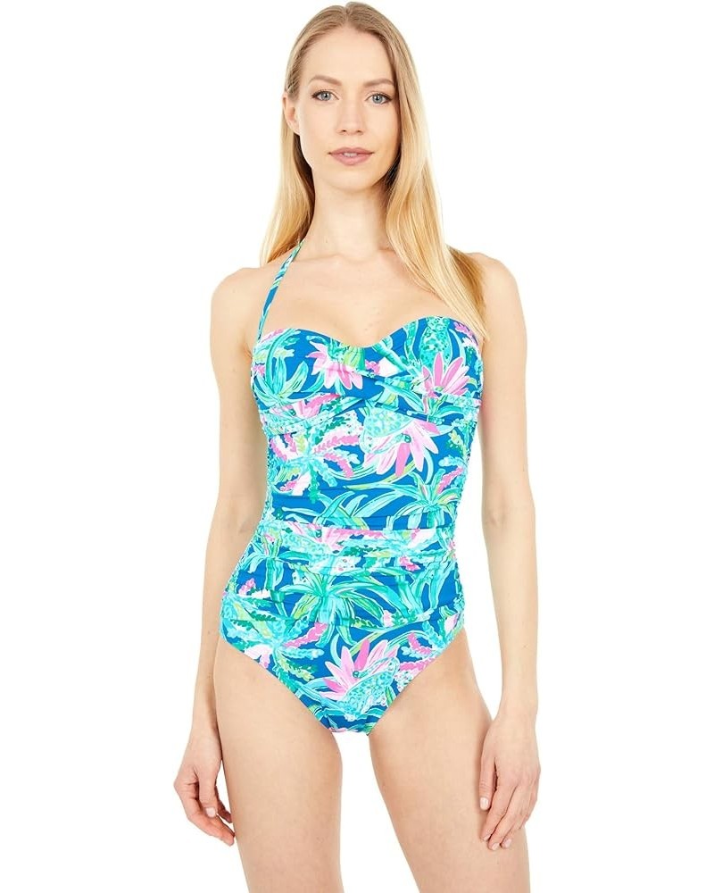 Flamenco One-Piece Macaw Blue Sweet Escape $35.30 Swimsuits