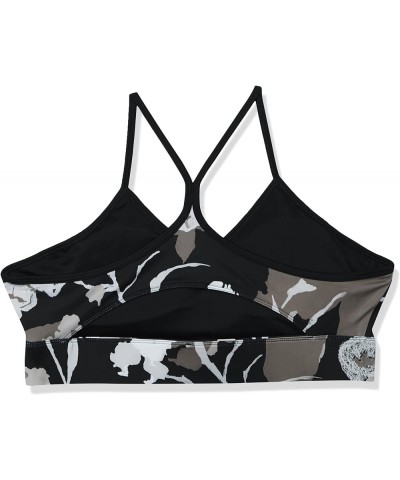 Women's Tri-Back Sports Bra, Light Support Black/Boulder Grey/All Over Print $17.22 Lingerie