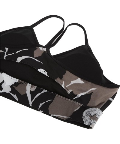 Women's Tri-Back Sports Bra, Light Support Black/Boulder Grey/All Over Print $17.22 Lingerie