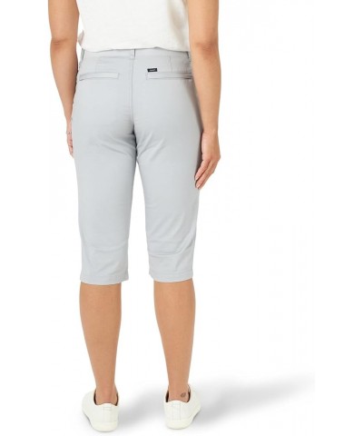 Women's Flex-to-go Utility Capri Pant Material Gray $21.39 Pants