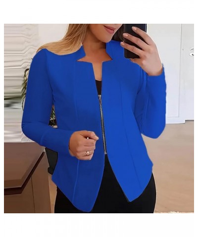 Blazers for Women Open Front Long Sleeve Suit Blazer Jackets Classic Lapel Open Front Button Suit Blazer Jackets 1237-nfhhse-...