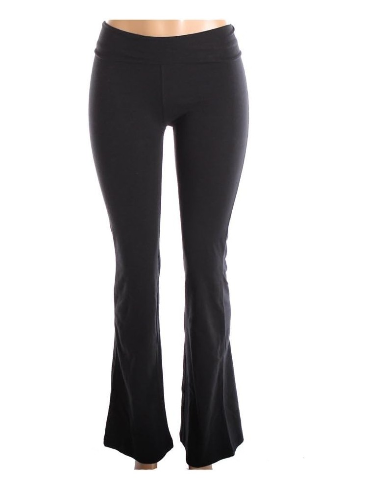 Women's Soft Comfy Cotton Spandex Yoga Sweat Lounge Gym Sports Athletic Pants Black $10.79 Pants