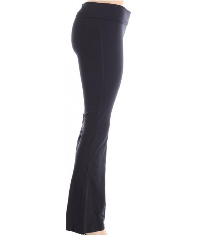 Women's Soft Comfy Cotton Spandex Yoga Sweat Lounge Gym Sports Athletic Pants Black $10.79 Pants