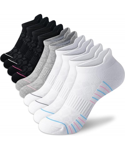 Ankle Socks Womens Athletic Running Comfort Ankle Socks Cushioned 3/5/6Pairs 5 Pairs Ankle Socks $10.00 Activewear