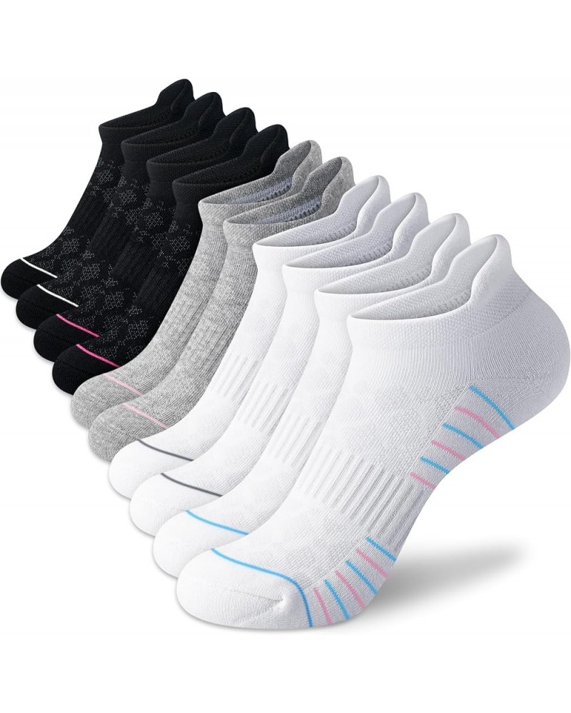 Ankle Socks Womens Athletic Running Comfort Ankle Socks Cushioned 3/5/6Pairs 5 Pairs Ankle Socks $10.00 Activewear