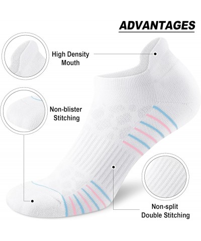 Ankle Socks Womens Athletic Running Comfort Ankle Socks Cushioned 3/5/6Pairs 5 Pairs Ankle Socks $10.00 Activewear