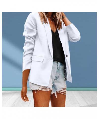 Womens Blazers Casual,Womens Casual Blazers Open Front Long Sleeve Work Office Jackets Blazer Blazer for Women Z1white $14.21...